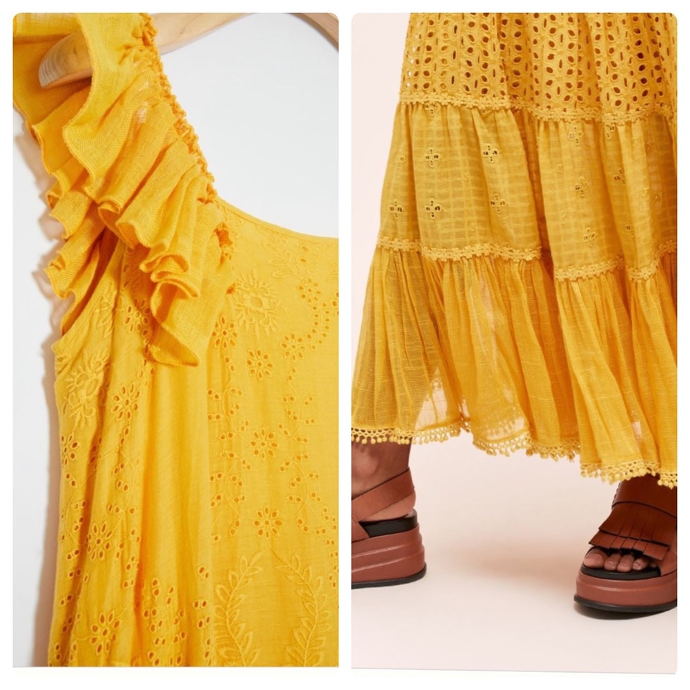 💕Anthropologie Fallon eyelet maxi dress - Picture 3 of 8